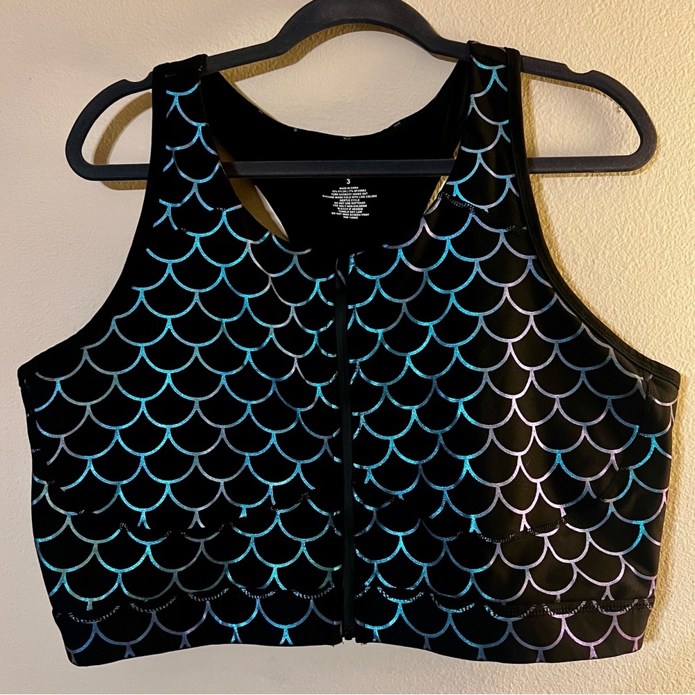 Mermaid Scale Crop Top
